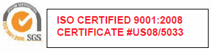 ISO CERTIFIED 9001:2008 CERTIFICATE #US08/5033