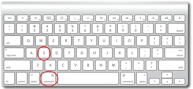 FOR MAC: Hit the "Command/CMD" and S keys in that order and your document is automatically saved!